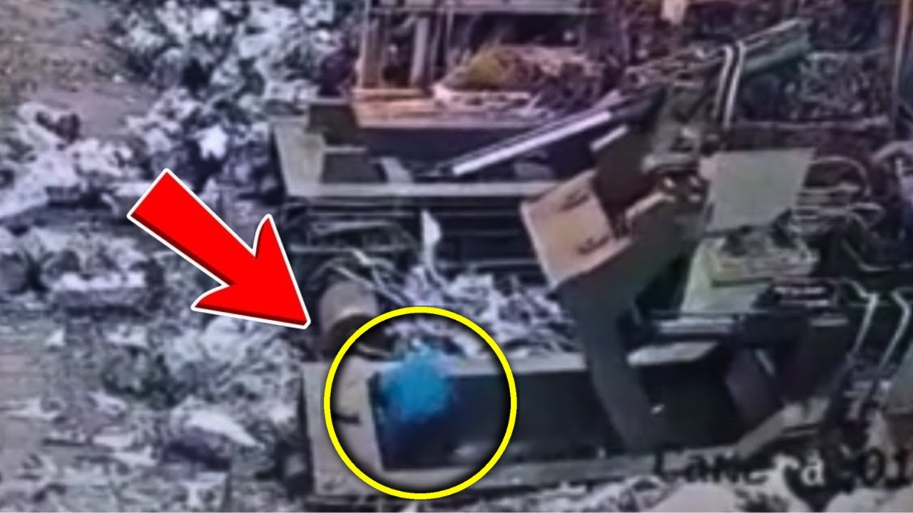 He Got Too Close to the Press Machine… Then THIS Happened!