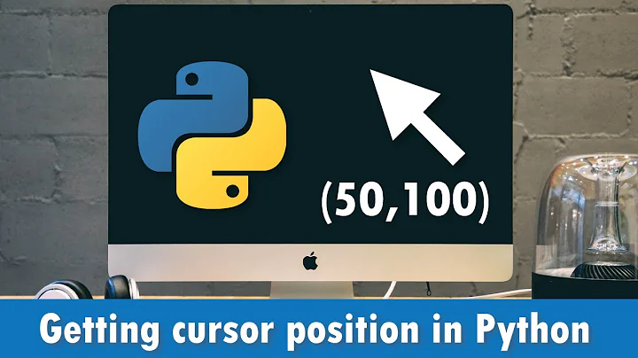 Getting Cursor Position In Python ( Monitoring The Mouse )