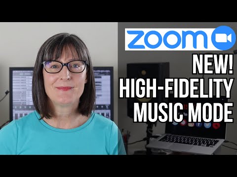 Zoom High Fidelity Music Mode for Online Music Lessons