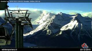 Lake Louise webcam time lapse 2010-2011