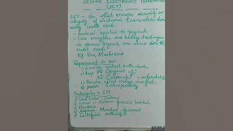 Btech cse s8.. principles of information security..secure electronic transaction. ktu syllabus