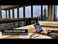 STUDY WITH ME at the LIBRARY | Background noise, no breaks, real-time, 90 mins