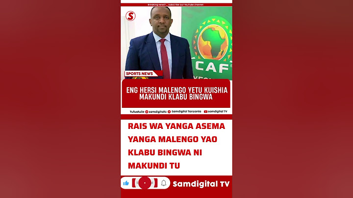 🔥 RAIS WA YANGA ENG HERSI ASEMA: CAF TUNAKWENDA MAKUNDI TU! 🟢🟡