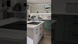 Norton Reed Green &amp; Cashmere Shaker Kitchen - 4451 - DIY Kitchens