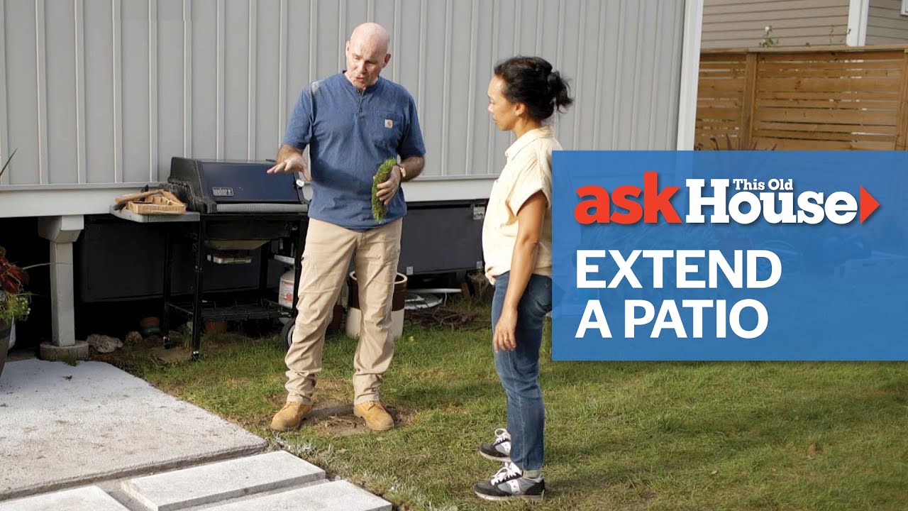 How to Extend a Patio | Ask This Old House - YouTube