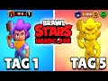 Ich überlebe 5 Tage im BRAWL STARS HARDCORE MODUS und das passierte...