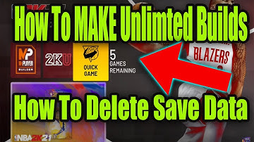 How To Make Unlimited Builds In NBA 2k21 Demo ! Test All Builds ! How to Delete Save Data ! Ps4