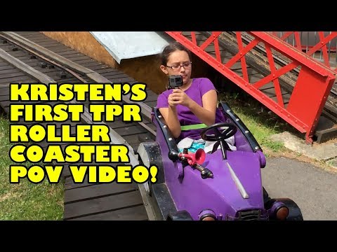 Kristen's First TPR POV!!! Auto BergBahn Roller Coaster Wiener Prater Austria