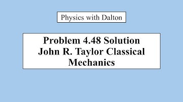 Problem 4.48: Inelastic Collision of Two Particles (Taylor Classical Mechanics)