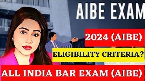 AIBE-18 Eligibility criteria ❓|| ALL INDIA BAR EXAM||