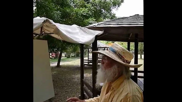 Roland Richardson, painting a flamboyant (part 1)