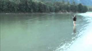 Fly Fishing Fraser River Pink Salmon