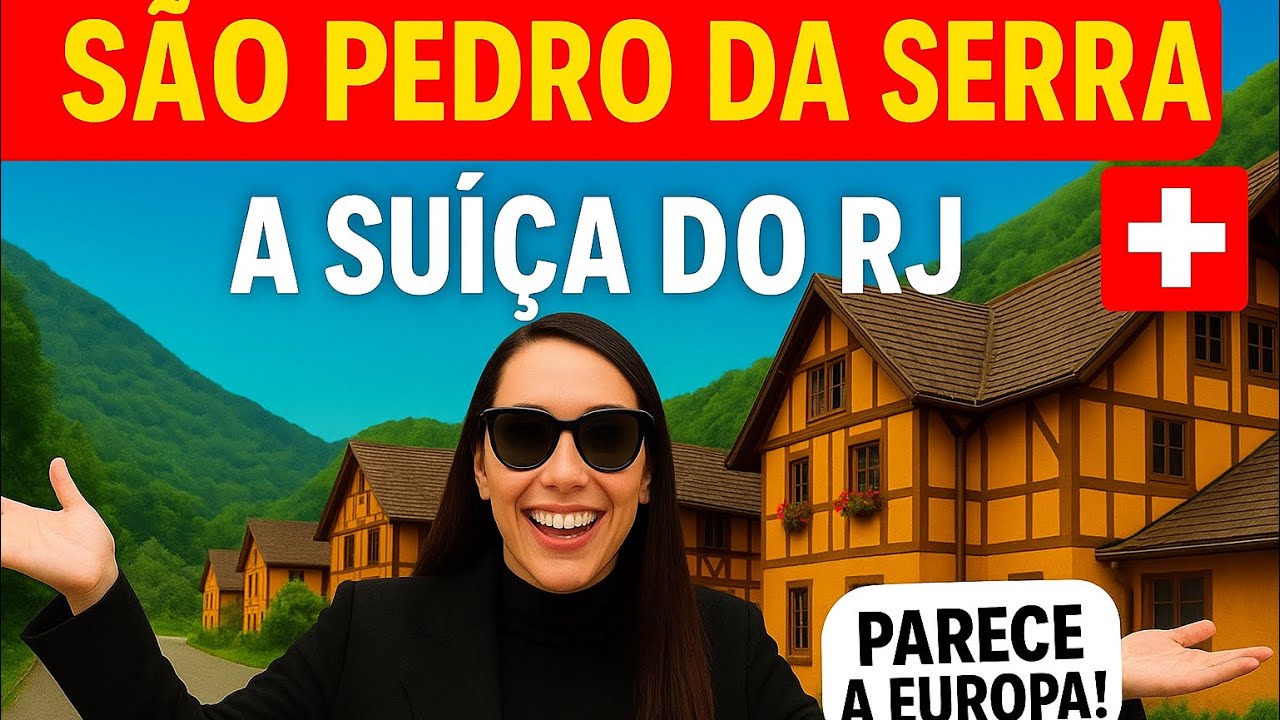 “Parece a Europa, mas é no RJ! 🇨🇭✨”