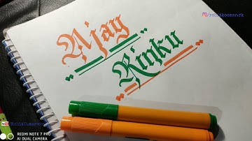 Writing with Chisel Markers | Good Handwriting marker pen | Satisfying Calligraphy with marker pen