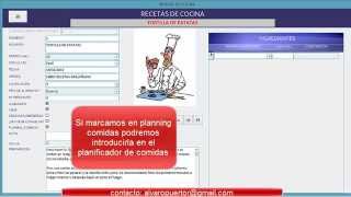 TUTORIAL PROGRAMA RECETAS DE COCINA 5.0 screenshot 4