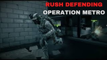 Battlefield 3 Ps3 - Rush Defending on Operation Metro