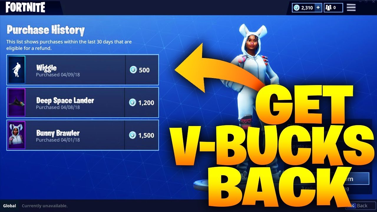 FORTNITE HOW TO REFUND OUTFITS/SKINS!!!! - Fortnite ... - 1280 x 720 jpeg 125kB