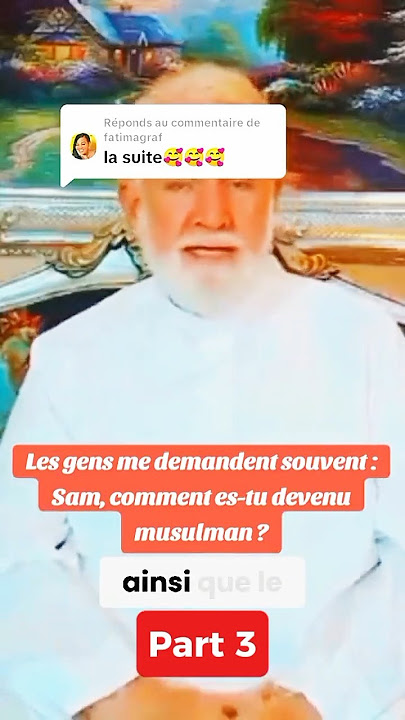 Les gens me demandent souvent Sam Comment es-tu devenu Musulman ? #rappelislamique