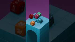 alphabet lore lmnop rolling cubes in sprunki music in 3d blender #shorts #3dblender #lmnop #sprunki
