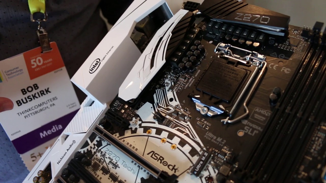 Hands On With ASRock's Z270 Taichi Motherboard - YouTube
