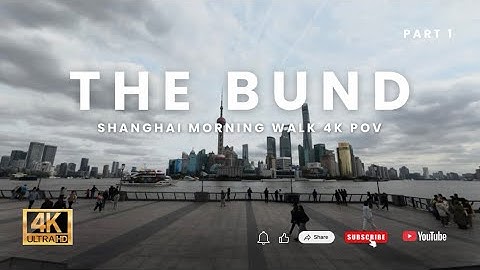 The Bund | Shanghai 2025 | 4K Morning Walking Tour | Part 1