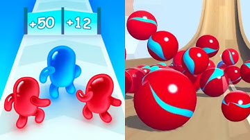Join Blob Clash 3D vs Marble Run Ultimate Race ASMR Walkthrough Max Gameplay BMG5