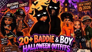 🎃 20  Baddie & Boy Matching Halloween Outfit Codes for LifeTogether RP! 🖤👻