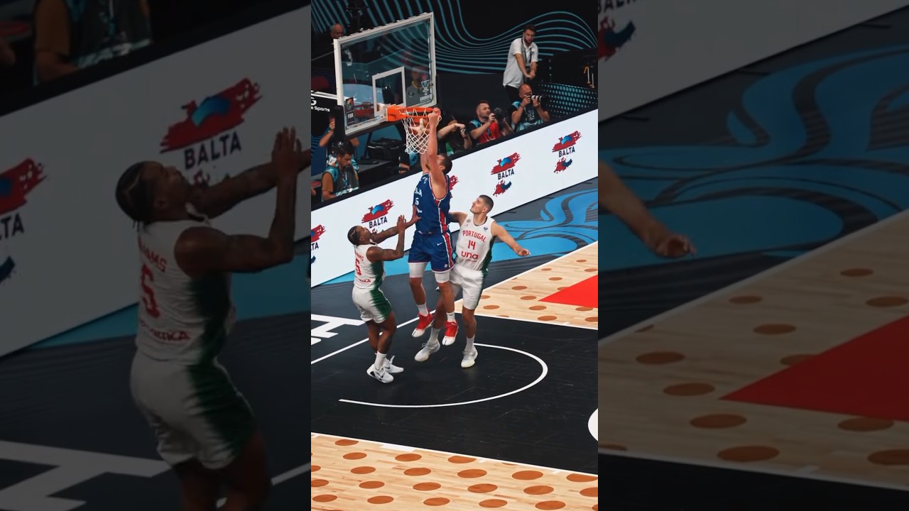 🔥🔥🇷🇸Jović to Nikola Jokić for Dunk VS Portugal 🇵🇹🏀 EuroBasket 2025🔥🔥