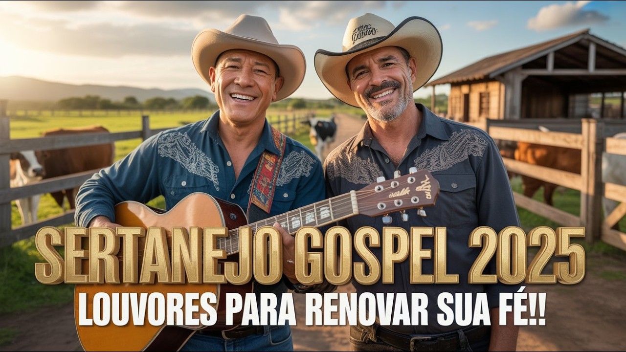 💫 SERTANEJO GOSPEL 2025 ✨ MAIS BELOS LOUVORES EXCLUSIVOS! (OFICIAL)
