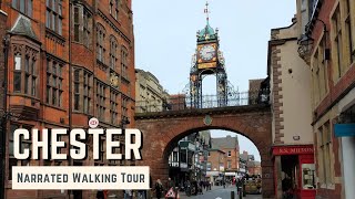 CHESTER | 4K Narrated Walking Tour | Let's Walk 2022