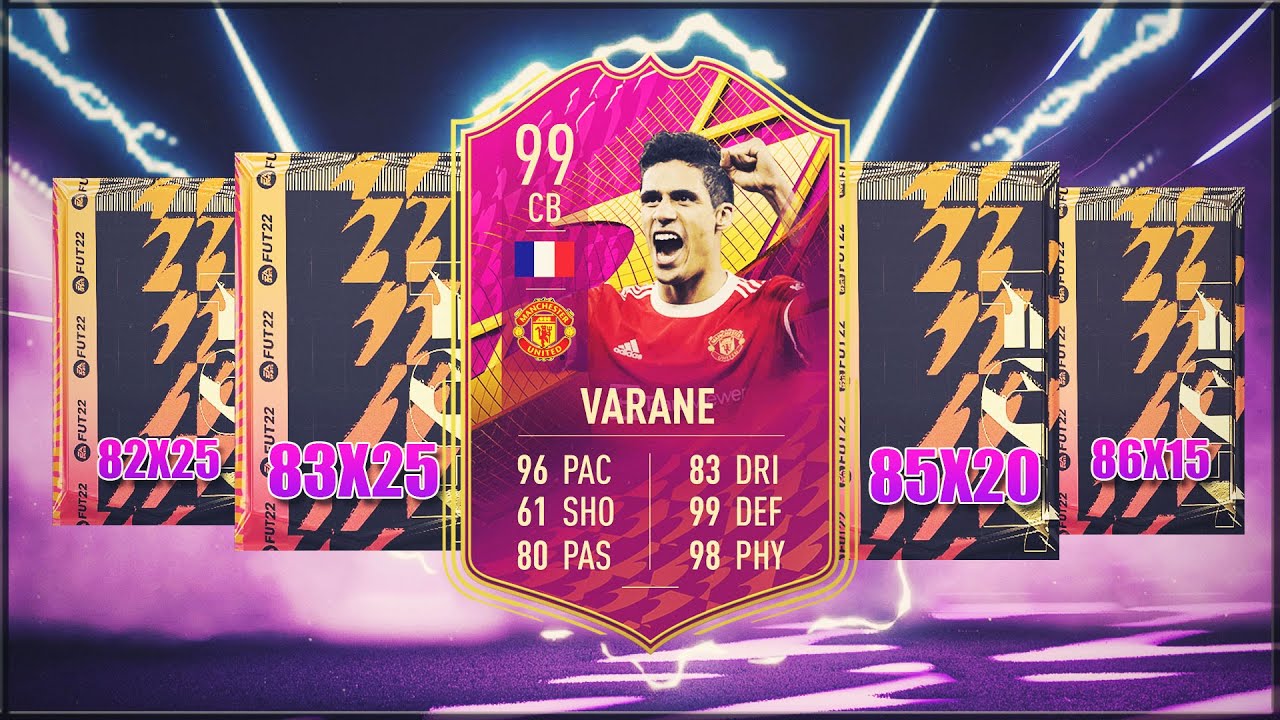LE PLUS GROS PACK OPENING sur FIFA 22 😱 / 84X25, 85X20 ect... & Varane 99 SBC