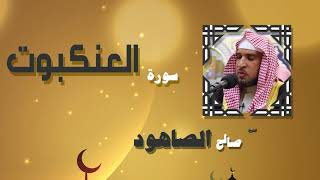 القران الكريم بصوت الشيخ صالح الصاهود | سورة العنكبوت