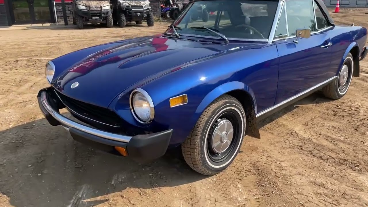 1978 Fiat 124 Spider Convertible - August 2025 Sale