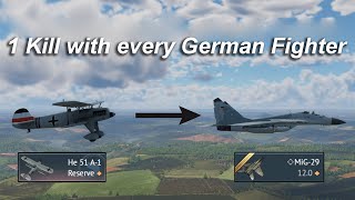 1 Kill with every German Fighter - War Thunder screenshot 5