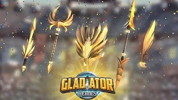 The 6th year Anniversary weapons are here Hurry up chance to get them, ccto. GladiatorHeroes