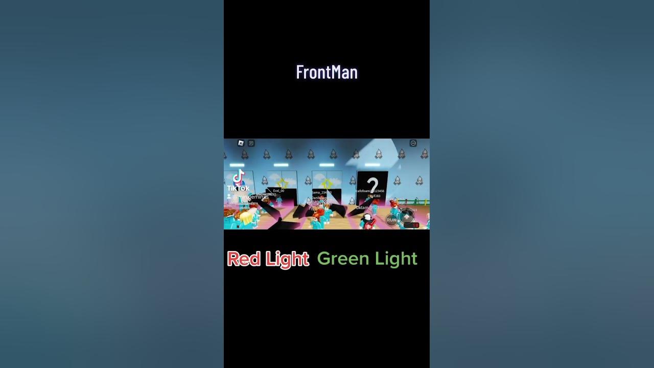 Took on the Role of FrontMan Red Light Green Light Roblox - YouTube