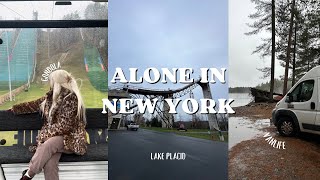 SOLO VANLIFE IN UPSTATE NEW YORK | I was freezing | vlog