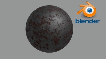 Procedural Rust metal material Node for Blender. #b3d, #Blender