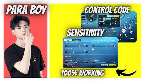 [ NEW BGMI ] PARABOY SENSITIVITY l PARABOY CONTROL CODE 2021 l NOVA PARABOY l