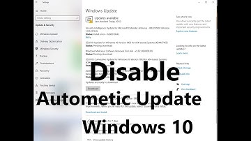 How to disable automatic update in  windows 10 using Group Policy,