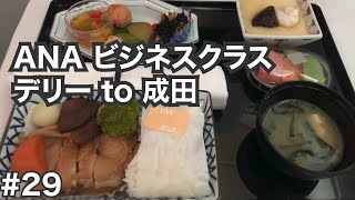 ビジネスクラス世界一周30歳ひとり旅完結。デリー発成田ANAビジネスクラスで帰国【ビジネスクラス世界一周#29】