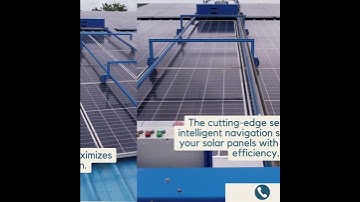 Experience the Future of Solar Panel Cleaning with Yantr 1.0! 🌞