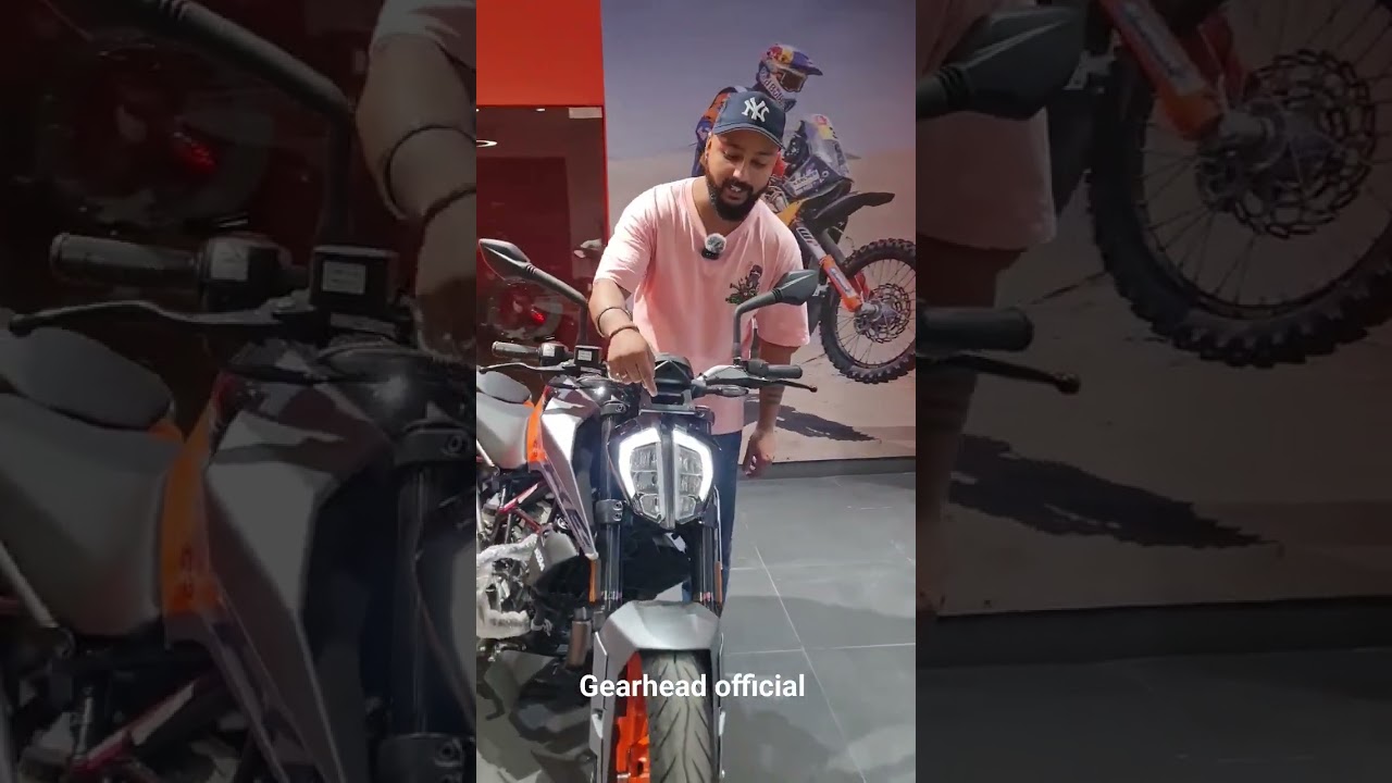 KTM Duke 200 2023 with full LED headlights 