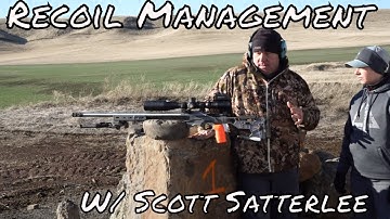 Demonstrating Recoil Management For Precision Rifle With Scott Satterlee.