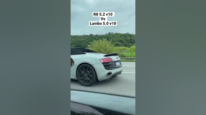 R8 5.2 V10 vs Lambo 5.0 V10