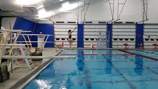 101C Front Dive Tuck Position- 1m springboard diving