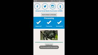 Download Videos From Facebook, Twitter, Instagram, Tumblr Using Only One Android Application screenshot 3
