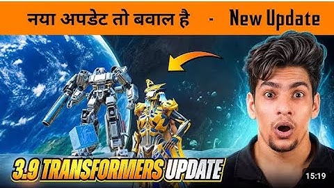 BGMI 3.9 New Update is Here 🔥 | Transformers Mode, Powers & Hoverboard Gamepla.
