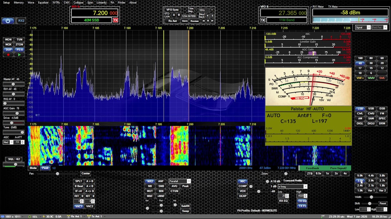 Early Evening on 7.200