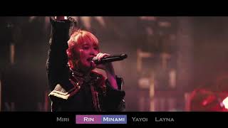  Wagamama Rakia  zettai Kakumei 2016 Vs Today color Coded